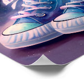 Ze droeg een Magische Sneakers Poster (Hoek)