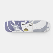 ze droomt in kleur skateboard (Horizontaal)