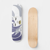 ze droomt in kleur skateboard (Voorkant)