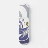 ze droomt in kleur skateboard (Voorkant)