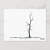 Ze droomt van zonnige dagen briefkaart (Achterkant)