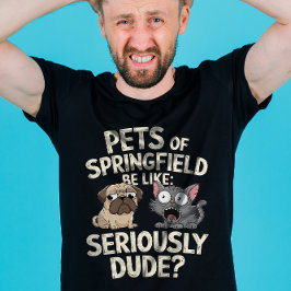 Ze eten de honden die katten eten en huisdieren tr t-shirt