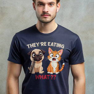 Ze eten de honden die katten eten Funny Trump T-shirt