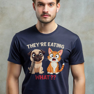 Ze eten de honden die katten eten Funny Trump T-shirt