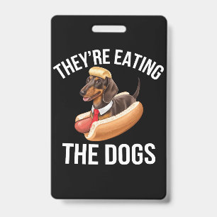 Ze Eten De Honden Donald Trump Debat 2024 Badge
