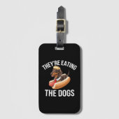 Ze eten de honden Donald Trump Debat 2024 Bagagelabel (Voorkant (verticaal))