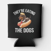 Ze eten de honden Donald Trump Debat 2024 Blikjeskoeler (Voorkant)