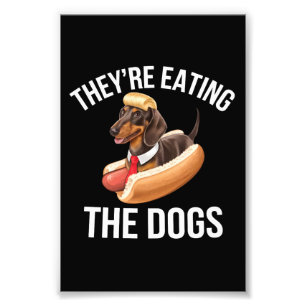 Ze Eten De Honden Donald Trump Debat 2024  Foto Afdruk