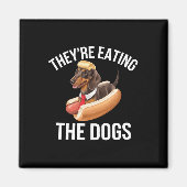 Ze eten de honden Donald Trump Debat 2024 Magneet (Voorkant)