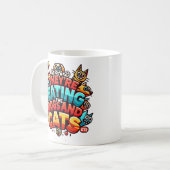 Ze eten de honden en katten Mok (Voorkant links)