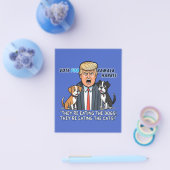 Ze eten de honden Grappig Trump Kamala 2024 Flyer (Enkel)