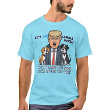 Ze eten de honden Grappig Trump Kamala 2024