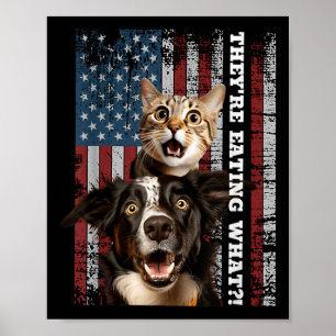 Ze eten de honden katten huisdieren redden onze hu poster