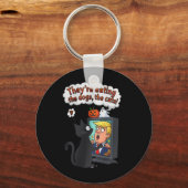 Ze eten de honden op1 sleutelhanger (Voorkant)