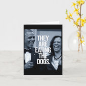 Ze eten de honden op kaart (Gele Bloem)