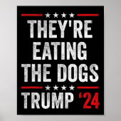 Ze eten de honden op poster (Voorkant)