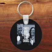 Ze eten de honden op sleutelhanger (Voorkant)