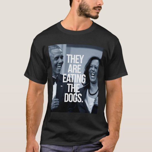 Ze eten de honden op t-shirt (Voorkant)