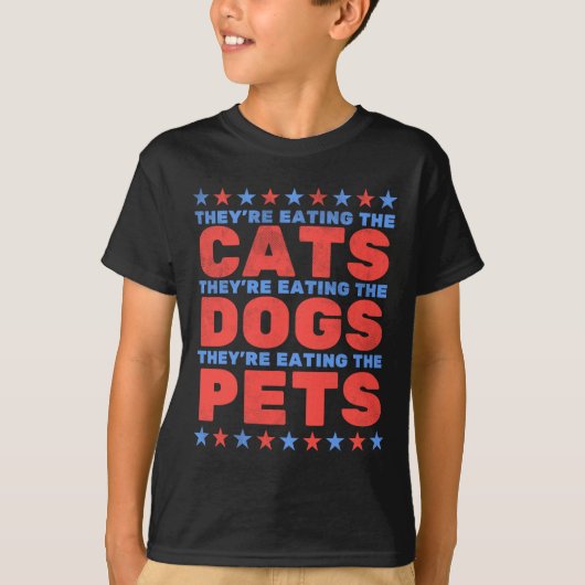 Ze eten de honden op t-shirt (Voorkant)