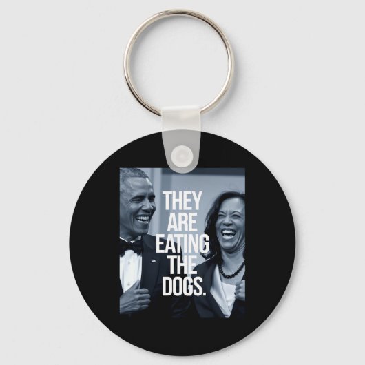 Ze Eten De Honden Sleutelhanger (Voorkant)