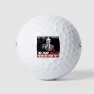 Ze eten de honden Trump 2024 debat Golfballen