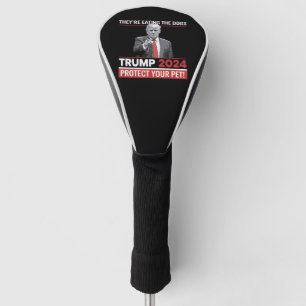Ze Eten De Honden Trump 2024 Debat Golfheadcover