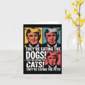 Ze Eten De Honden Trump Vs Kamala 2024 Verkiezing Kaart (Gele Bloem)