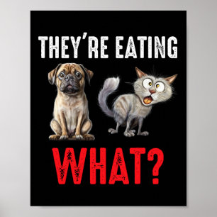 Ze Eten De Honden Ze Eten De Katten Ons Poster