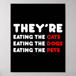 Ze Eten De Honden - Ze Eten De Katten Poster