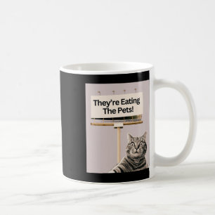 Ze eten de huisdieren honden katten we gaan niet koffiemok