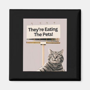 Ze eten de huisdieren honden katten we gaan niet magneet