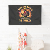 Ze eten de kalkoen Trump Vance Spandoek (Insitu)