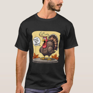 Ze eten de kalkoenen Grappig Turkije Thanksgiving T-shirt