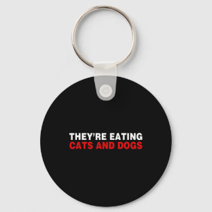 Ze Eten De Katten - Ze Eten De Hond Sleutelhanger