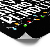 Ze eten de rendieren Grappige kerst T - shirts Poster (Hoek)