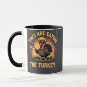 Ze eten de Turkije Trump Vance Mok (Links)