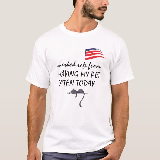 Ze eten het huisdier Trump Harris Debat T-shirt (Voorkant)