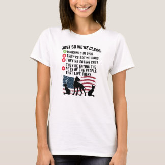 Ze eten huisdieren in Springfield - Harris Walz T-shirt