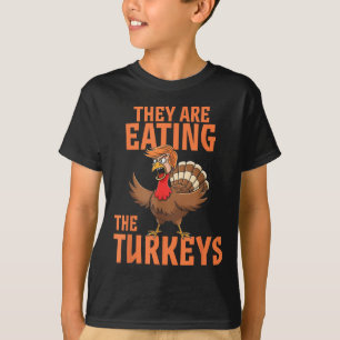 Ze eten Turkije grappig Donald Trump T-shirt