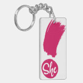 Ze Exclamation Sleutelhanger (Voorkant Links)