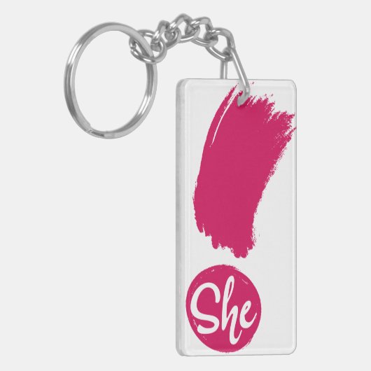 Ze Exclamation Sleutelhanger (Voorkant Links)