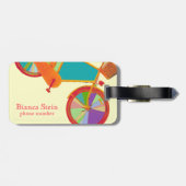 Ze fietser bagagelabel (Achterkant horizontaal)