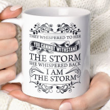 Ze fluisterde terug: Ik ben de storm