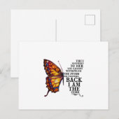 Ze fluisterden haar dat je de storm niet kunt weer briefkaart (Voorkant / Achterkant)