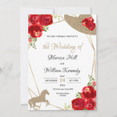 Ze gaan naar de Altar Horse Race Wedding Shower Kaart (Voorkant)