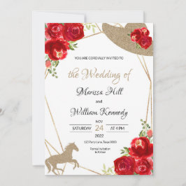 Ze gaan naar de Altar Horse Race Wedding Shower Kaart