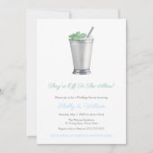 Ze gaan naar de Altar Horse Race Wedding Shower Kaart (Voorkant)