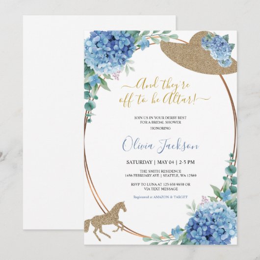 Ze gaan naar de uitnodiging voor de Altar Bridal S (Voorkant / Achterkant)