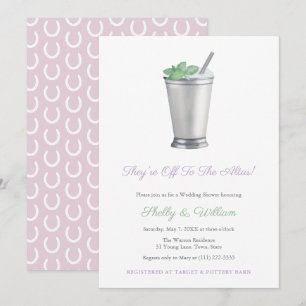 Ze gaan naar het Altar Hoefijzer Vrijgezellenfeest Kaart