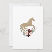 Ze gaan naar het bruiloftsfeest met paardenrace Th Kaart (Achterkant)